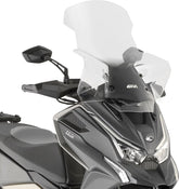 GIVI Windshield - transparent - 730x530 mm (HxW) for Kymco DTX 360 (21-23), without ABE | D6124ST