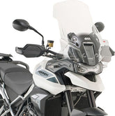 Givi Windscreen for Triumph Tiger 900, color Clear,, dim. HxW 59 x 42 cm, 12,5 cm higher than oe, fits oe headlight fairing | D6415ST