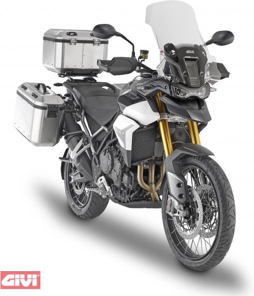 Givi Windscreen transparent, 590 mm high, 480 mm wide for Triumph Tiger 900 Rally (2020) | D6418STG