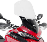 Givi Screen for Ducati Multistrada 1200 15-17, Multistrada 1260, Multistrada 950, Multistrada V2, color clear, dim. HxW 59 x 43 cm, 7 cm higher than Multi 1200 low screen | D7406ST