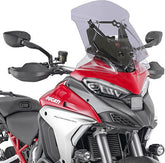 Givi Windscreen for Ducati Multistrada V4, color smoke, dim. HxW 45,5x38cm, 3,5com higher than oem screen | D7413S
