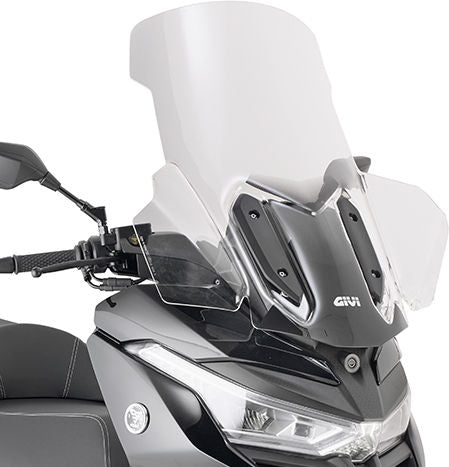 GIVI Windshield - transparent - 735x670 mm (HxW) - ABE i.V. - for Voge SR4 350 (22-23) | D9256STG