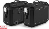 Givi Trekker 36 Dolomiti aluminum case set Monokey black, 36 L volume | DLMK36BPACK2