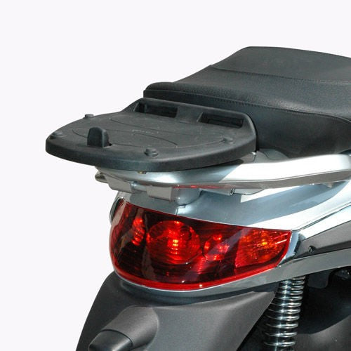 Givi E344 Piaggio Beverly 125/250/400 04-10, 300 08-10, 500 03-07, Rear Rack specific for Monolock top case, to be used with top case that already include a Monolock plate | E344