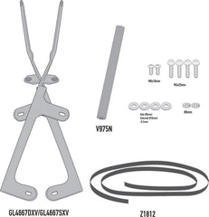 Givi FB1186 Smartphone / GPS Navigator Mounting Bar Kit for Honda Forza 750 | FB1186