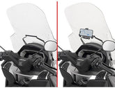 Givi Fairing upper bracket for installing S9... Piaggio MP3 HPE 400-530 | FB5619