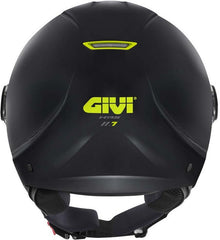 Givi Jet helmet 11.7 SOLID COLOR Matte Black/Yellow, Size 57/M | H117BN90057