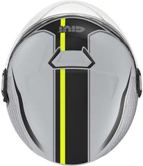 Givi Jet helmet 12.5 GRAPHIC TOUCH Matte Grey/Yellow, Size 61/XL | H125FTHGY61