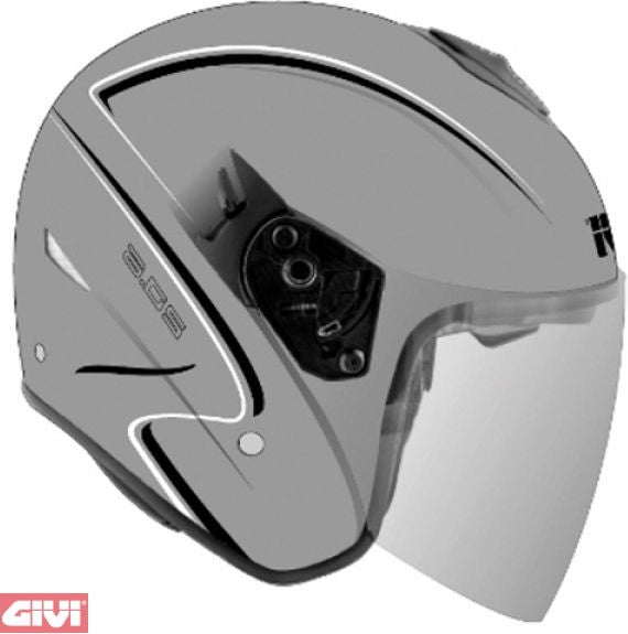 GIVI Hps 20.9 Fiberjet Helmet Matt Silver Size 56 / S | H209FGSSV56