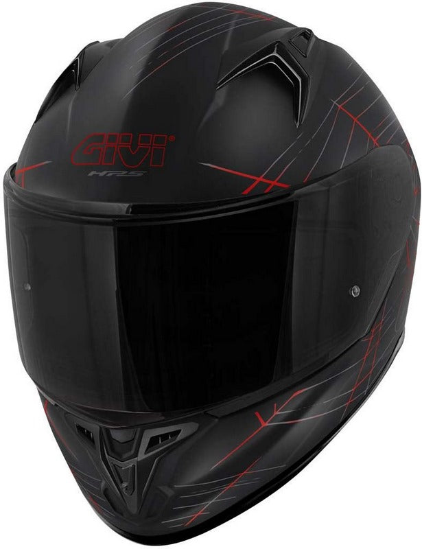 Givi Full face helmet 50.7 PHOBIA Matte Black/Red, Size 61/XL | H507FPHBR61