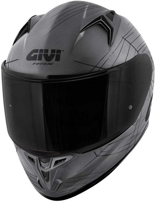 Givi Full face helmet 50.7 PHOBIA Matte Titanium/Black, Size 56/S | H507FPHTB56
