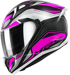 Givi 50.8 BRAVE LADY, Matt Black / silver / pink, Size M | H508FBVBP58