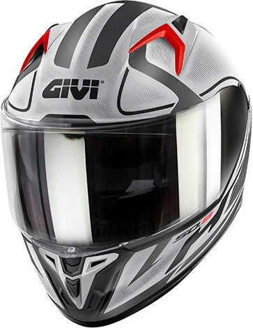 Givi 50.8 RACER, Matt Black / Titanium / Silver, Size XS | H508FRCTS54