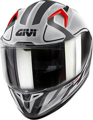Givi 50.8 RACER, Matt Black / Titanium / Silver, Size S | H508FRCTS56
