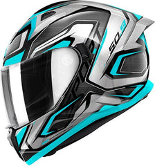 Givi 50.9 ATOMIC, Titanium / Silver / Blue, Size L | H509FATPT60