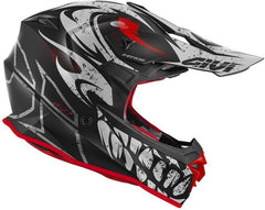 Givi Off-Road Helmet 60.1 GLOOM Matte Black/Titanium/Red, Size 60/L | H601FGLBR60