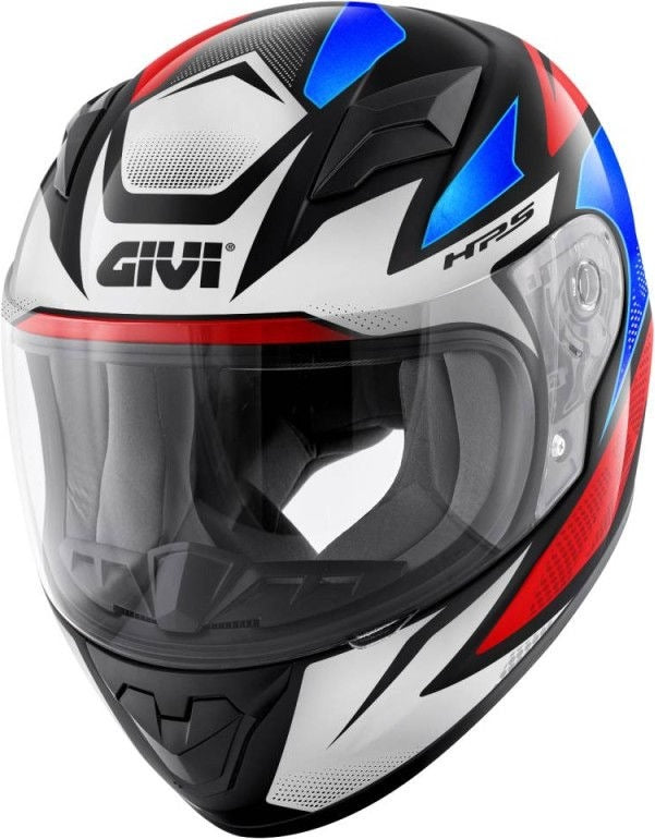 Givi JUNIOR 4 EVO FOLLOW BLUE RED FULL FACE HELMET, Size 54/JL | HJ04RFWLR54