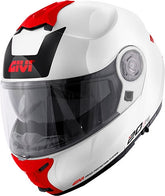 Givi X.20 EXPEDITION EVO, White / Red, Size M | HX20FEVWH58