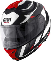 Givi Flip-up helmet X.21 EVO NUMBER Black|White/Red, Size 58/M | HX21RNBBR58