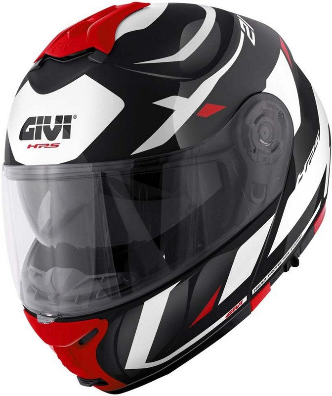 Givi Flip-up helmet X.21 EVO NUMBER Black|White/Red, Size 61/XL | HX21RNBBR61