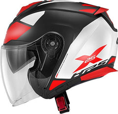 Givi X.25 TARGET, Black / White / Red, Size S | HX25FTGBW56