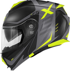 Givi X.27 DIMENSION, Matt Black / Titanum / Yellow, Size XL | HX27FDMBY61