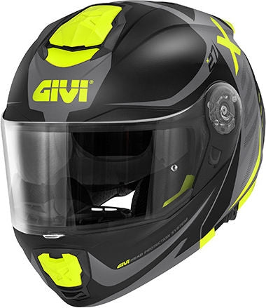 Givi X.27 DIMENSION, Matt Black / Titanum / Yellow, Size XL | HX27FDMBY61