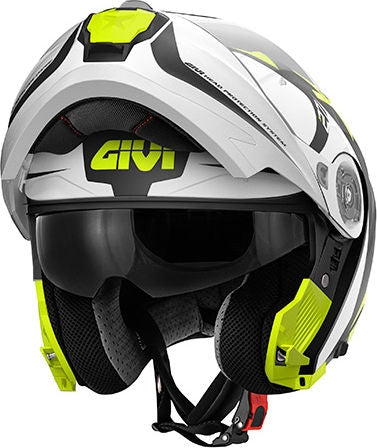 Givi X.27 DIMENSION, Matt Black / White / Yellow, Size M | HX27FDMWY58