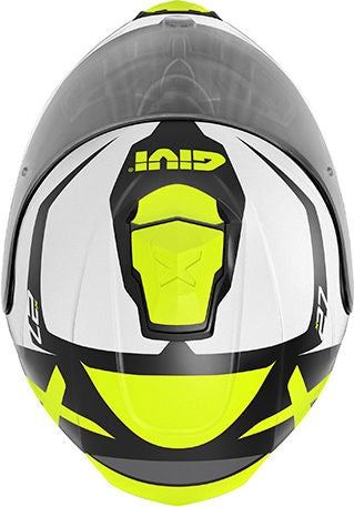 Givi X.27 DIMENSION, Matt Black / White / Yellow, Size XL | HX27FDMWY61