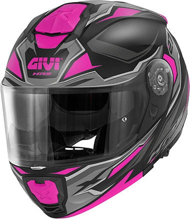 Givi X.27 SECTOR LADY, Matt Black / Titanium / Fuchsia, Size M | HX27FSEBF58