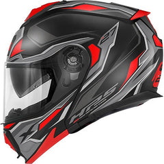 Givi X.27 SECTOR, Matt Black / Titanium / Red, Size XS | HX27FSEBR54