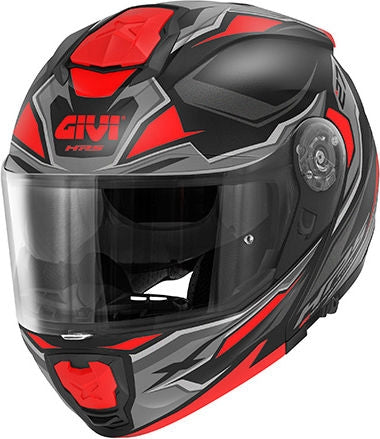 Givi X.27 SECTOR, Matt Black / Titanium / Red, Size XS | HX27FSEBR54