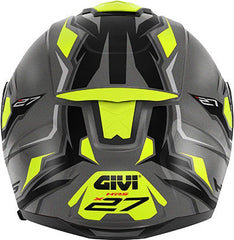 Givi X.27 SECTOR, Matt titanium / black / yellow, Size XL | HX27FSEBY61