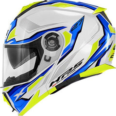 Givi X.27 SECTOR, White / Blue / Yellow, Size S | HX27FSEWY56