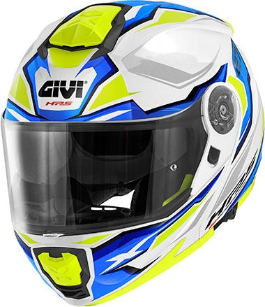 Givi X.27 SECTOR, White / Blue / Yellow, Size S | HX27FSEWY56