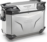 GIVI Aluminum side case Trekker Outback Evo 37 - right - aluminum / 37 liters / Max load 10 kg | OBKE37AR