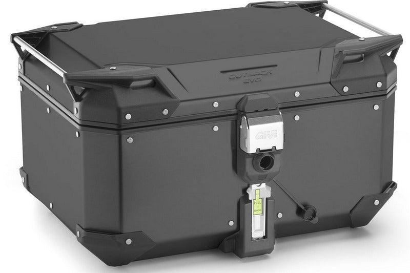 GIVI Aluminum top case black Trekker Outback EVO Monokey 58 liter / SMART SECURITY LOCK | OBKEV58B