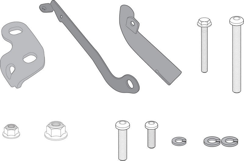 Givi Specific kit PL1121KIT mandatory to install PL1121, PLX1121, PL1121CAM on Honda CB 500 X 17- | PL1121KIT