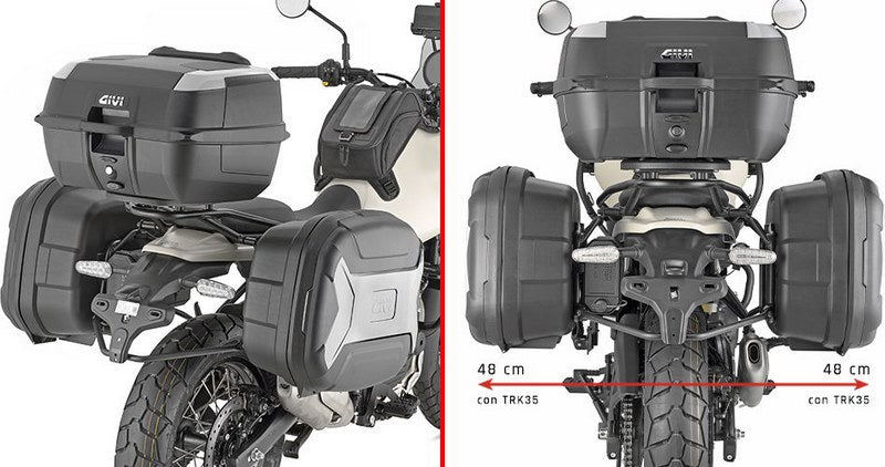 GIVI Side case carrier for Monokey case for Royal Enfield Himalayan 450 (24) | PL9059