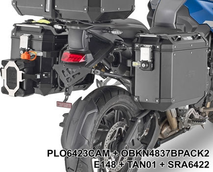 Givi Specific Pannier Holder for Monokey Cam-Side Trekker Outback Side Cases for Triumph Tiger 1200 GT Explorer | PLO6423CAM