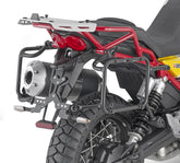 Givi PLOR8203MK Specific Quick Release Pannier Holder for Monokey Side Cases, specific for Moto Guzzi V 85 TT | PLOR8203MK