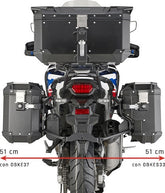 GIVI Side case carrier for monokey CAM side case with lateral offset right - for various Honda models Honda models | PLOS1178CAM