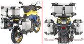 GIVI Side case carrier for monokey CAM side case with lateral offset right - Suzuki V-Strom 800DE/SE (23) | PLOS3125CAM