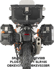 GIVI Side case carrier for monokey CAM side case with lateral offset right - for various KTM models | PLOS7713CAM
