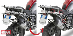 Givi PLR5108 Specific Pannier Holder for Monokey Cases for BMW R 1200 GS 13-18, R 1250 GS / Adventure | PLR5108