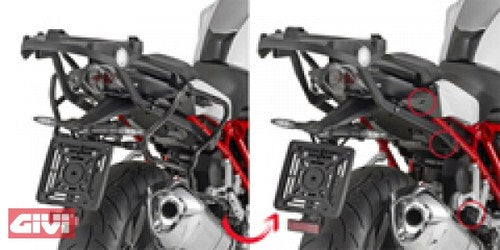 Givi PLXR5117 Specific Pannier Holder for V35 / V37 Monokey Side Cases for BMW R 1200 R/RS 15-18, R 1250 R/RS | PLXR5117