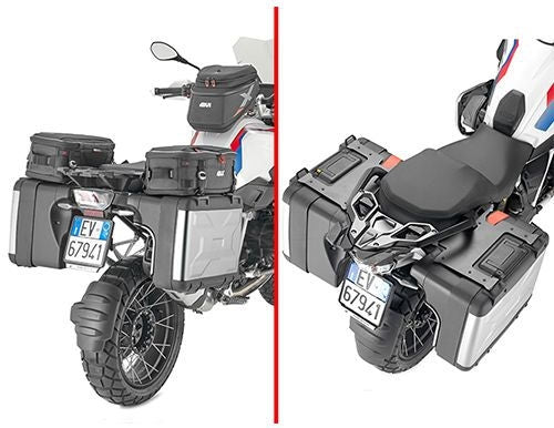 Givi Pair of bases for XL01 on original side cases BMW R 1200/1250 GS | S375