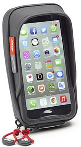 Givi Smart phone / GPS Givi S957B holder for handlebar mounting, inner dimensions 81x160mm, window dimensions 69x151mm | S957B