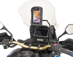 Givi Smart phone / GPS Givi S958B holder for handlebar mounting, inner dimensions 97x189mm, window dimensions 80x169mm | S958B