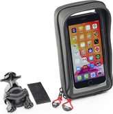 Givi Smart phone / GPS Givi S958B holder for handlebar mounting, inner dimensions 97x189mm, window dimensions 80x169mm | S958B